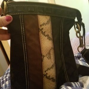 Coach Snakeskin small crossbody